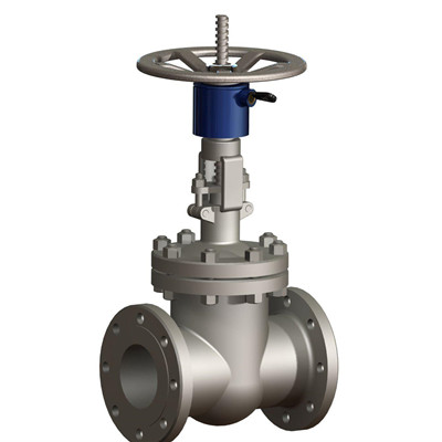 Flanged Ends Gate Valve, ASTM A216 WCB, 6IN, CL300, Trim 8